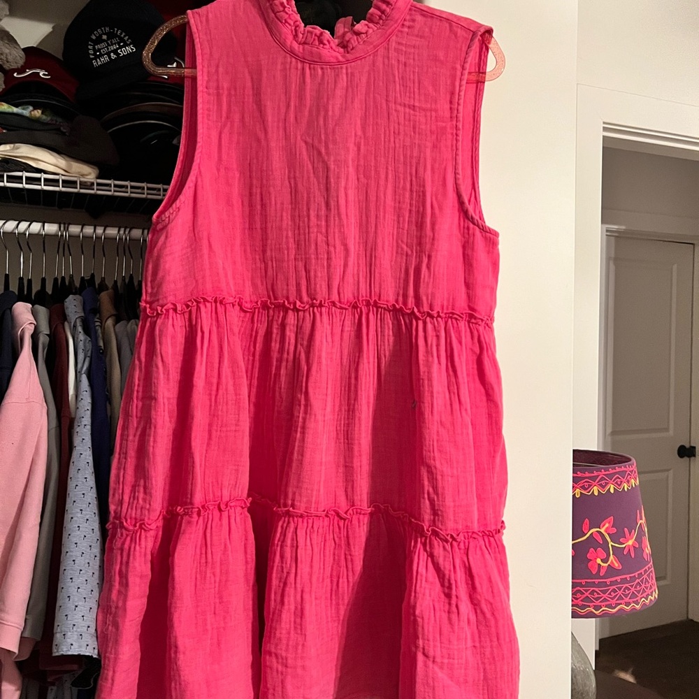 Simply southern Dress - Hot Pink